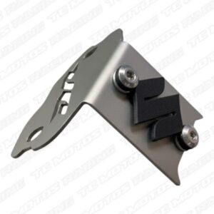 PROTECTOR BOMBA FRENO DELANTERO ACERO CROMO DR 150 3D NEGRO (ACC2209)