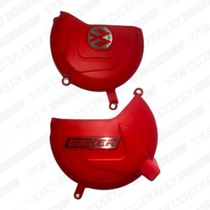 PROTECTOR TAPAS DE MOTOR PLASTICO BOXER CT ROJO
